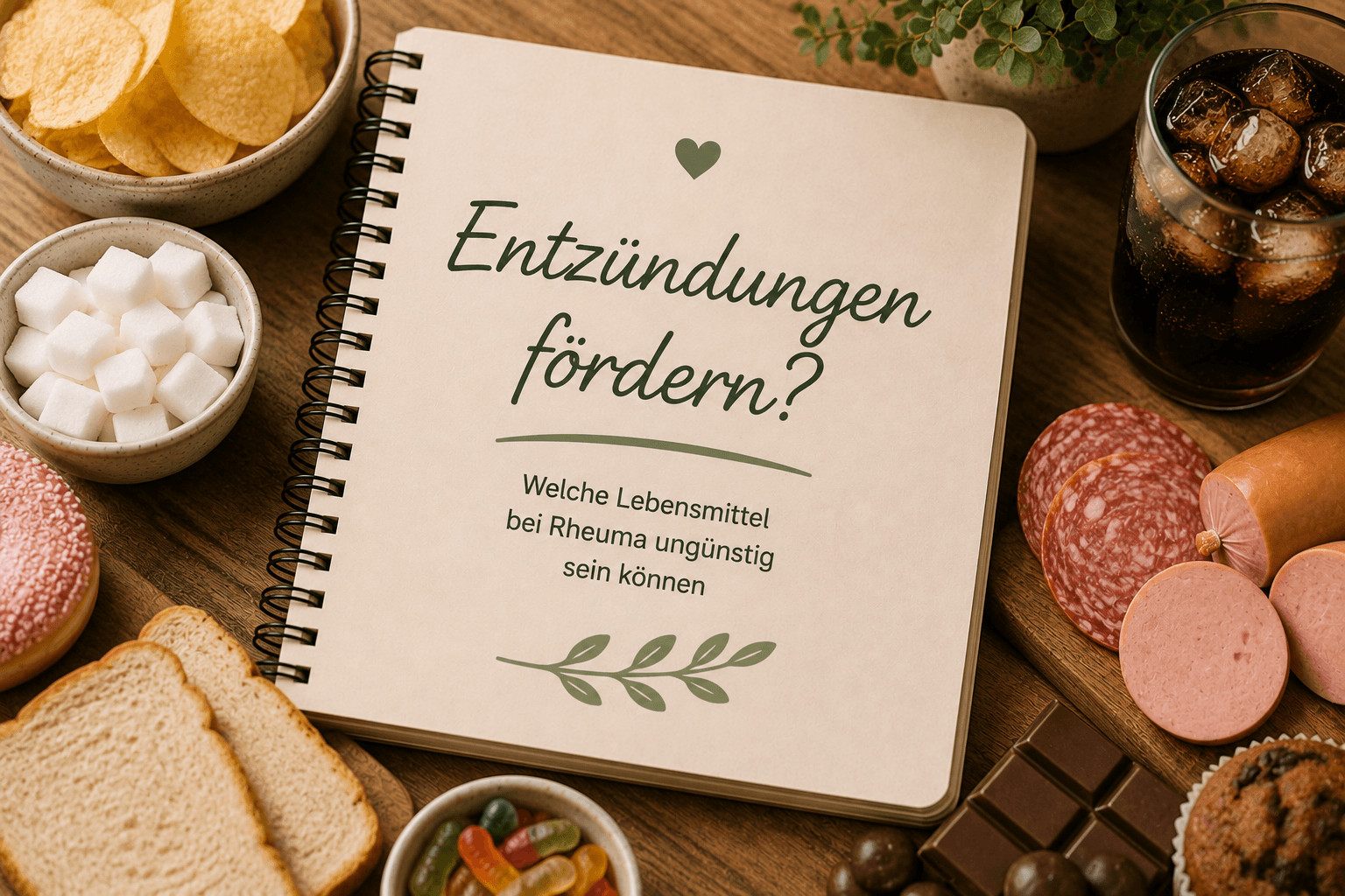 Entzündungsfördernde Lebensmittel